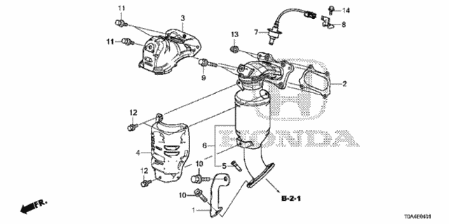 Converter ('15-) for 2016 Honda CR-V #0