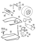 5104529AA - Wheels, Covers and Jacks: Screw for Dodge: Sprinter 2500 Image