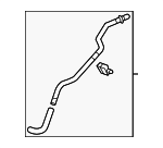 17743TR0A11 - : 2014-2015 Honda Civic - Pipe Canister Drain for Honda: Civic Image