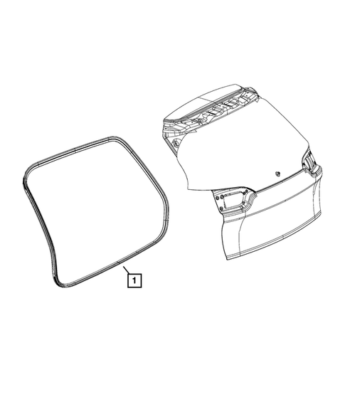 Weatherstrips and Seals for 2015 Jeep Cherokee #2