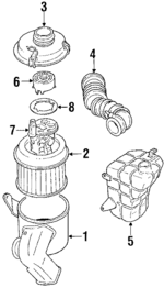 MD620549 - : Cover for Mitsubishi: Eclipse Image