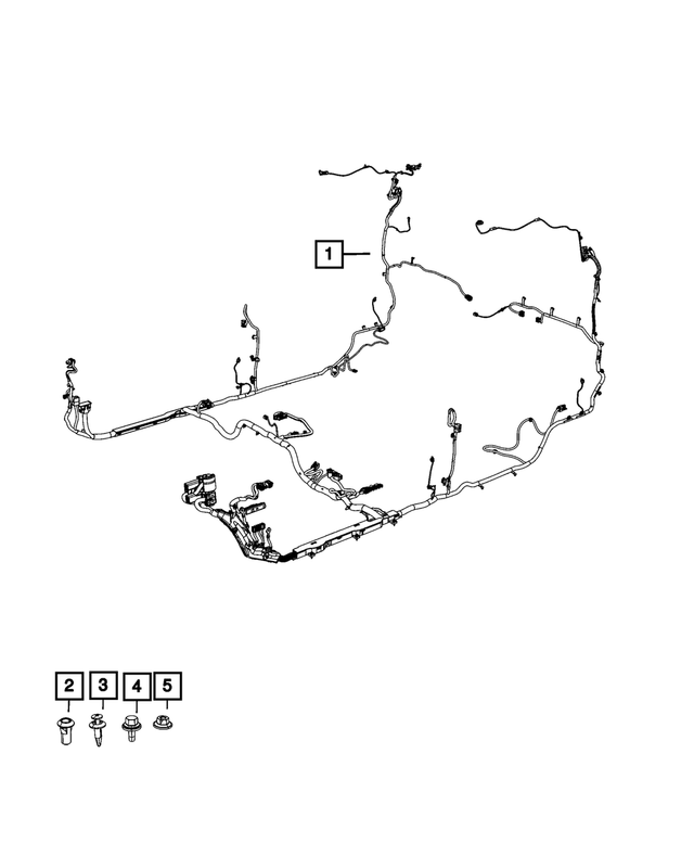 68457762AA - Electrical: Body Wiring for Mopar Image