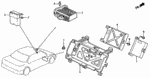 28100PX4922 - Electrical/Exhaust/Heater/Fuel: CONTROL UNIT, AT (OKI) for Honda Image