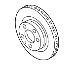 8N0615301A - Brakes: Rotor for Audi: TT, TT Quattro Image
