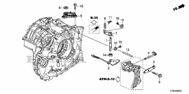 AT Control Shaft - Position Sensor for 2019 Honda HR-V #0