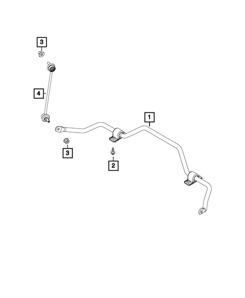 Front Stabilizer Bar for 2018 Jeep Renegade #0