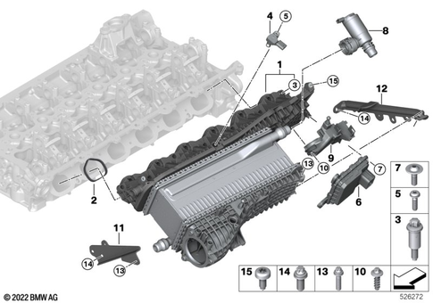 Intake Manifold for 2024 BMW 540iX #0