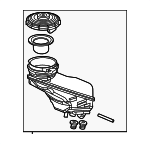 46670THRA01 - : Reservoir Assembly for Honda Image