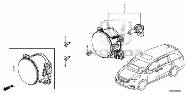 Foglight for 2021 Honda Odyssey #0