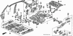 90174SM4000 - Body/Air Conditioning: BOLT, FLANGE (10X22) for Honda Image