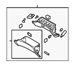 845012M1009P - Body: Glove Box Assembly for Hyundai: Genesis Coupe Image