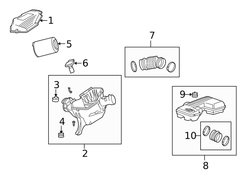 Air Intake for 2006 Isuzu i-280 #0