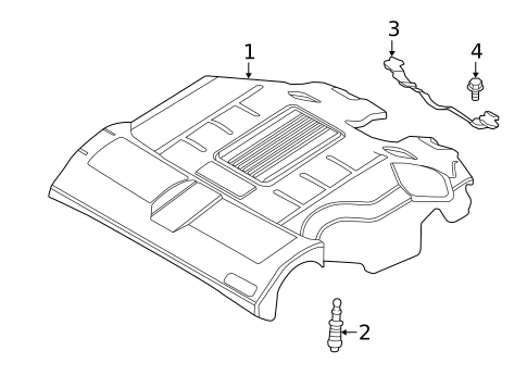 Engine Appearance Cover for 2019 Land Rover Range Rover #0
