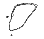 6787153050 - Body: Surround Weather-strip for Lexus: IS300, IS350, IS500 Image