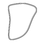 6233153070 - : Door Weather-Strip for Lexus: IS200t, IS250, IS300, IS350 Image