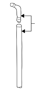 4D0915531 - Electrical: Drain Hose for Audi: A4, A4 Quattro, RS4, S4 Image