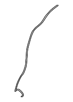 9J70031047 - Wiper &amp; Washer: Windshield Washer Hose for Hyundai Image