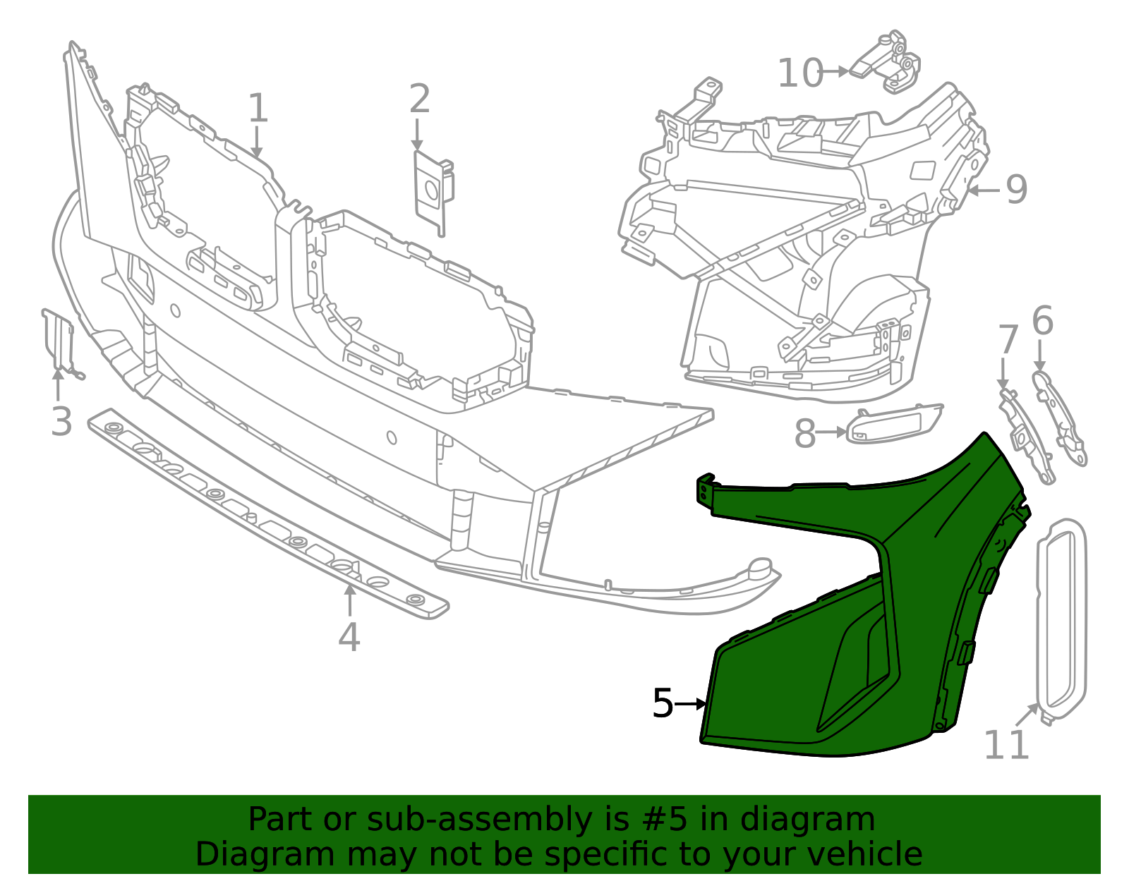 51115a3c7d3 - 2023-2026 BMW XM Side Panel (51-11-5-A3C-7D3) | BMW