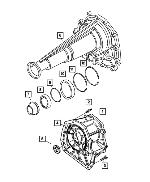 Case and Extension for 2005 Dodge Dakota #1
