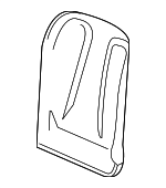 20391003395D00 - Body: Seat Back Panel for Mercedes-Benz Image