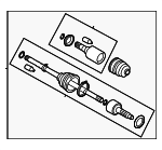 28321FL010 - : Front Axle Assembly for Subaru: Impreza Image