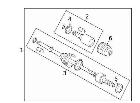 Drive Axles for 2017 Subaru Impreza #0