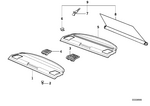 52201964201 - Vehicle Trim: Clip, Black for BMW Image