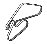 252123LAA0 - : Serpentine Belt for Hyundai: Palisade Image