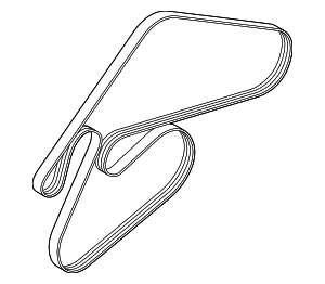 252123LAC0 - : Serpentine Belt for Hyundai Image