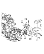 6503119 - Engine Mounting: Hex Head Screw And Washer for Mopar Image