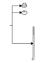 MR124716 - Electrical: Battery Holder Bolt for Mitsubishi Image