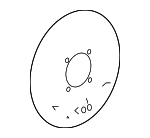 15911567 - Brakes: Backing Plate for Cadillac: Escalade EXT | Chevrolet: Avalanche, Silverado 1500, Silverado 1500 Classic, Silverado 1500 HD, Silverado 1500 HD Classic, Silverado 2500 HD, Silverado 2500 HD Classic, Silverado 3500, Silverado 3500 Classic, Silverado 3500 HD | GMC: Sierra 1500, Sierra 1500 Classic, Sierra 1500 HD, Sierra 1500 HD Classic, Sierra 2500 HD, Sierra 2500 HD Classic, Sierra 3500, Sierra 3500 Classic, Sierra 3500 HD Image