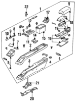 25608145 - Body: Console Assembly for Oldsmobile: 88 Image