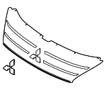 7415A738 - Accessories: Grille Emblem for Mitsubishi Image