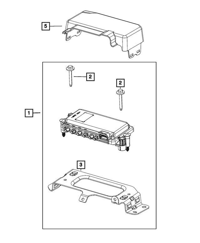 « 68385231AC – Electrical : Module Support pour Mopar Image »