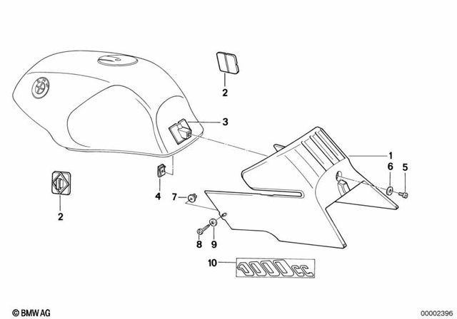 7129904886 - Fuel Supply: Cage Nut - M6-6-zns3 for BMW-Motorrad Image