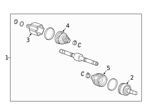 Drive Axles for 2020 Chevrolet Bolt EV #0