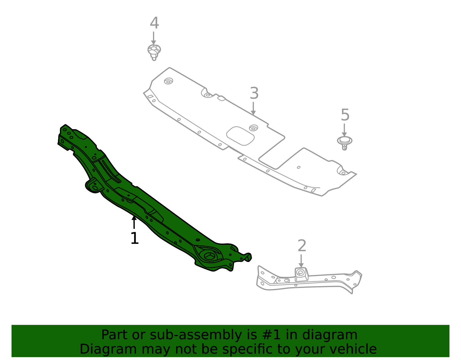 Soillar Radiator Core Support Bracket / Upper Tie Bar For Nissan Sentra 2020-2023