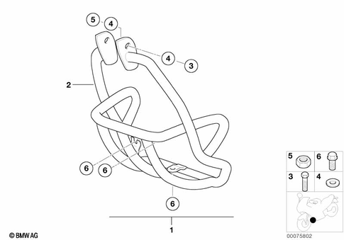 Safety Bar for 2008 BMW-Motorrad F 650 GS #0