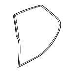 T2H39757 - Body: Surround Weather-strip for Jaguar Image