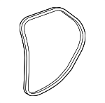 T2H1239 - Body: Weather-strip On Body for Jaguar Image