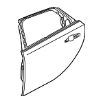 T2H35823 - Body: Door Shell for Jaguar Image