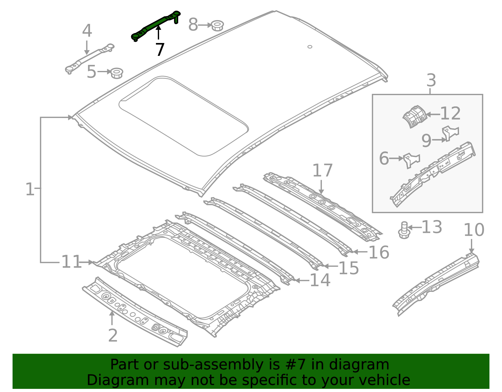 KD33-56-47Z - Roof Panel Bracket 2013-2025 Mazda | Mazda-Parts