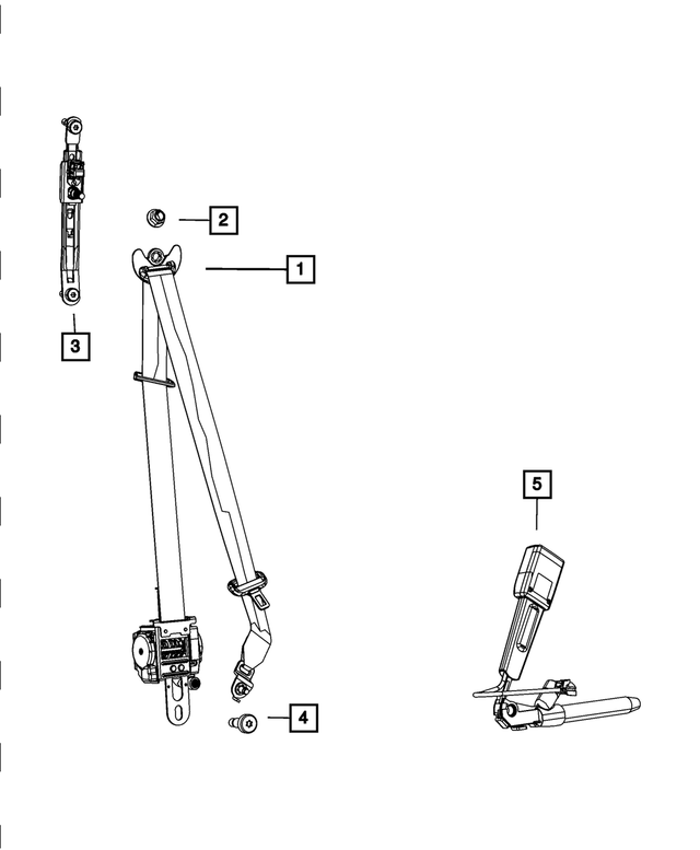 6509460AA - Restraints: Hex Nut for Mopar Image image