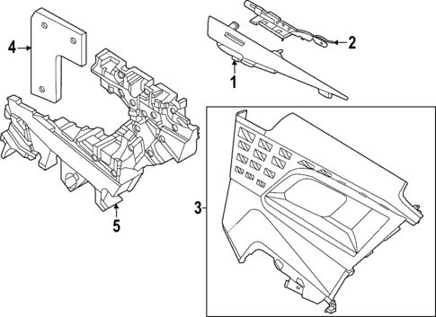 Interior Trim - Quarter Panels for 2024 BMW M240i xDrive #0