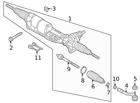 Steering Gear & Linkage for 2022 Audi A6 allroad #0