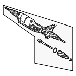 4K1423053G - Steering: Gear Assembly for Audi: A6 allroad, A6 Quattro, A7 Sportback, RS6 Avant, RS7 Sportback, S6, S7 Sportback Image