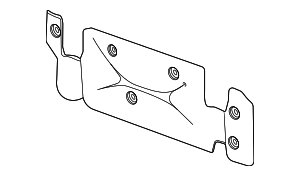 84326130 - : Part# 84326130 Fuel Tank Shield for Chevrolet: Silverado 2500 HD, Silverado 3500 HD | GMC: Sierra 2500 HD, Sierra 3500 HD Image