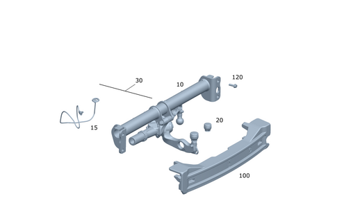 Trailer Coupling for 2026 Mercedes-Benz GLE53 AMG #0