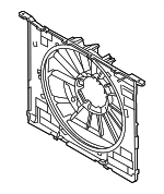 17425A198A7 - Cooling System: Fan Shroud for BMW Image